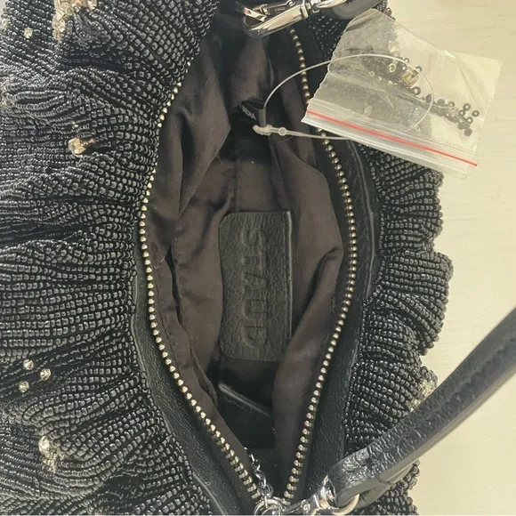 STAUS Black Beaded Evening Bag - Picture 4 of 7